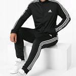 Bộ thể thao Adidas - Primegreen Essentials 3-Stripes Track Suit - Đen