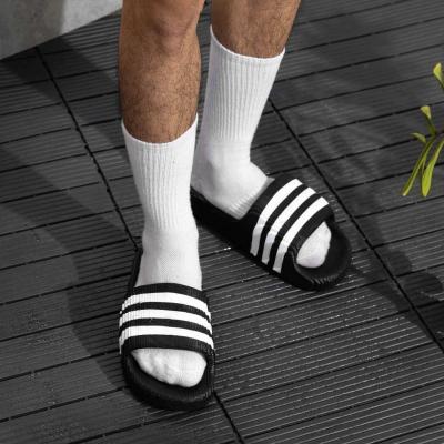 Dép Adidas 22 Slide 'Black White'