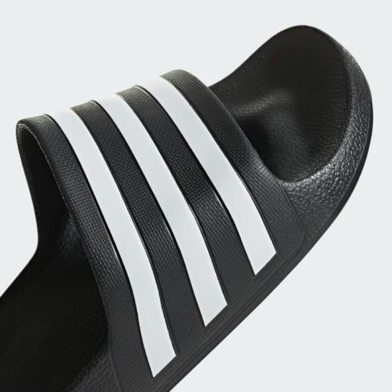 Dép Adidas Adilette Aqua - Đen Trắng