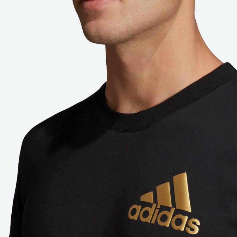 Áo phông Adidas Short Sleeve Round Neck Sport Id T-Shirt - Black