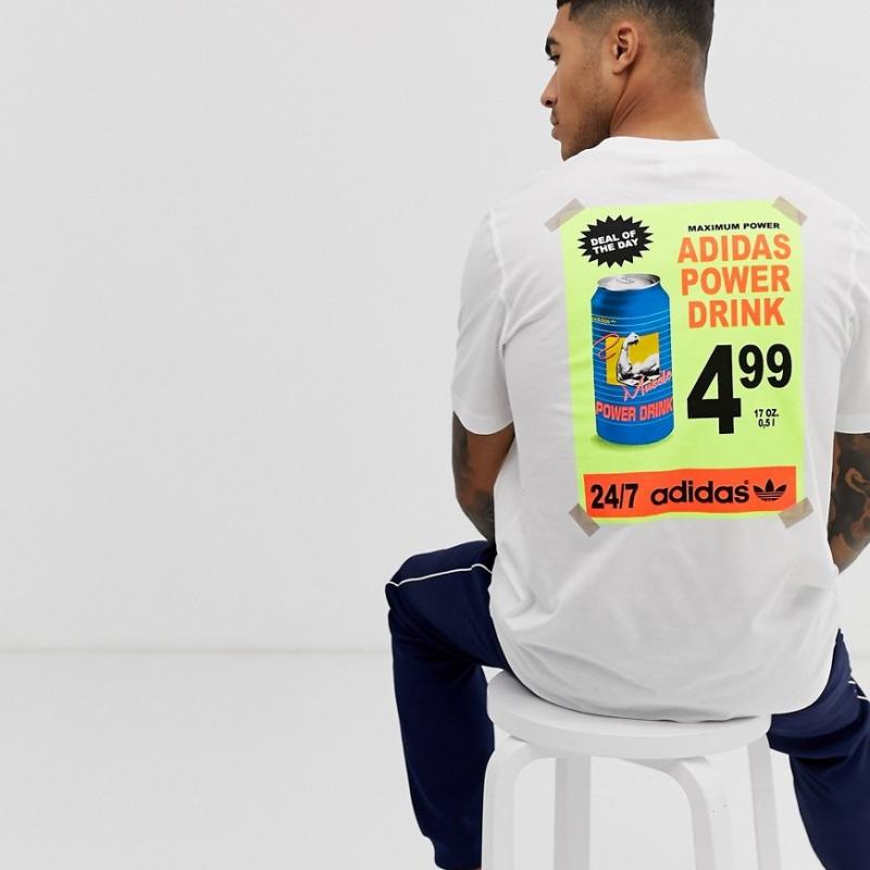 Áo phông Adidas Originals Bodega T-shirt With Poster Back Print In White