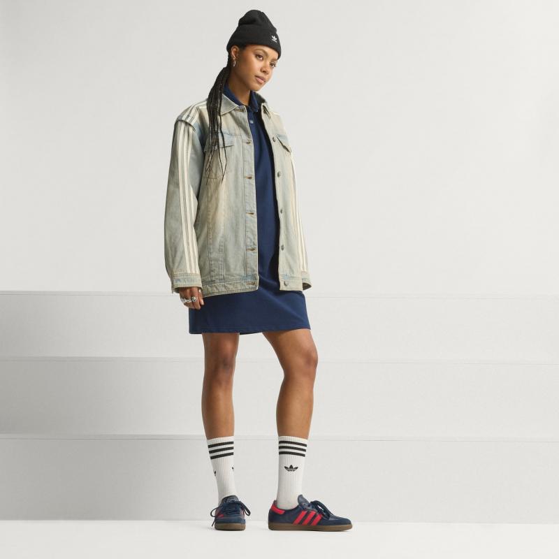 Giầy Adidas Samba “Arsenal” Navy Orange Red Colorway