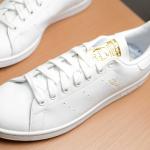 Giày Stan Smith Trắng Gold