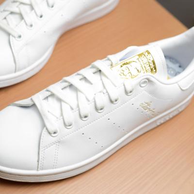 Giày Stan Smith Trắng Gold