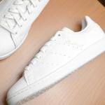 Giày Stan Smith Trắng Gold