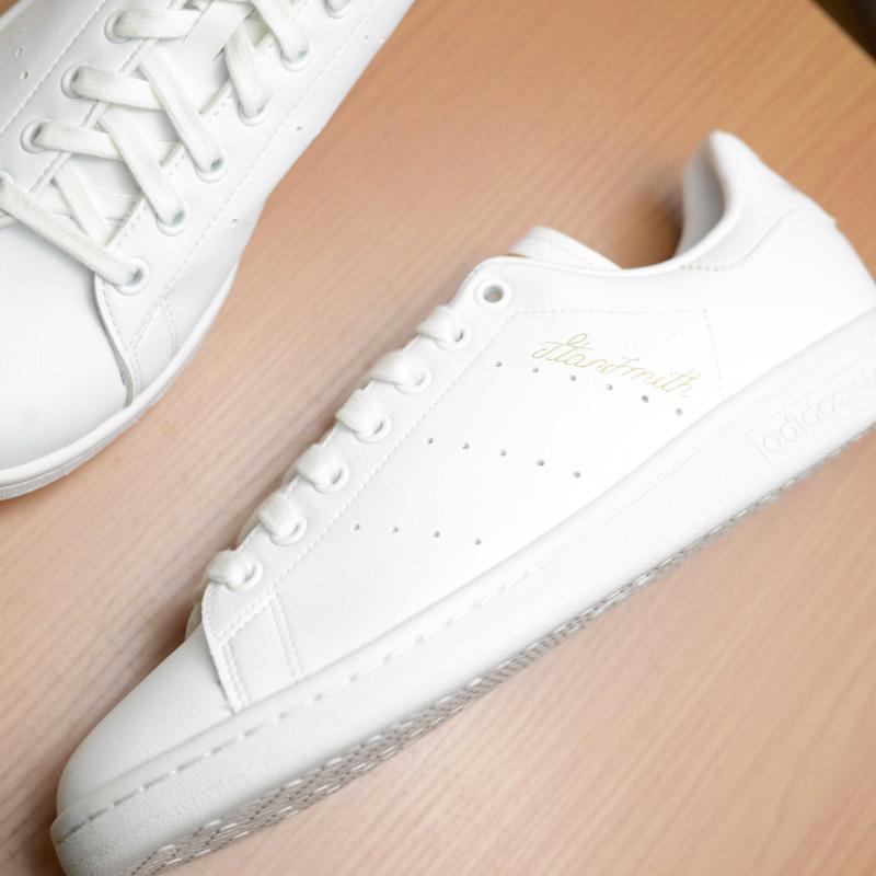 Giày Stan Smith Trắng Gold