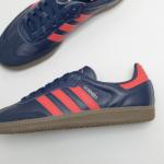 Giầy Adidas Samba “Arsenal” Navy Orange Red Colorway