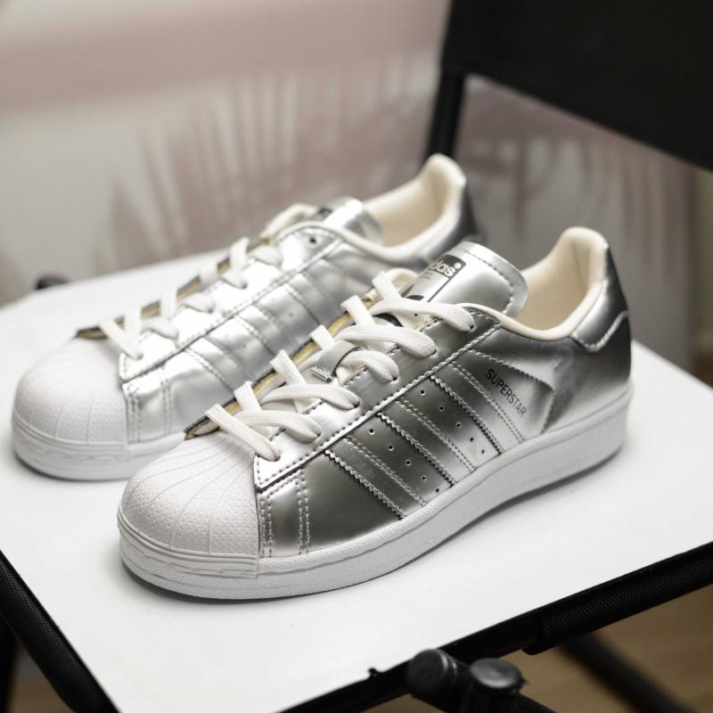 Giầy Adidas Originals Superstar W "Silvermet"