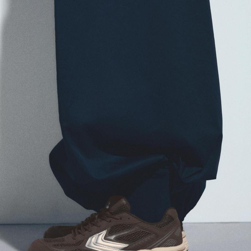 Giầy Bershka Multi-Piece Sneakers Brown