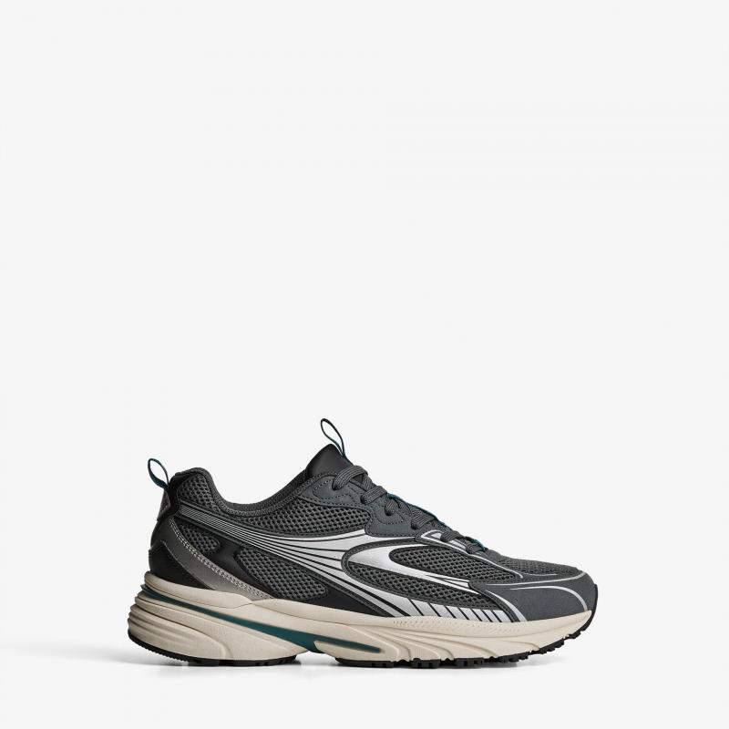 Giầy Bershka Multi-Piece Sneakers Green