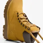 Giầy Bershka Lace-up Ankle Boots - Yellow