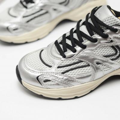 Giầy Bershka Multi-Piece Sneakers in Silver