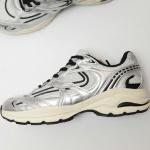 Giầy Bershka Multi-Piece Sneakers in Silver