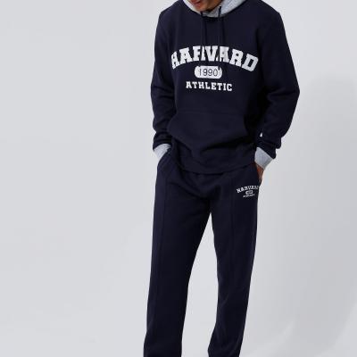 Bộ quần áo Boohoo Tall Harvard Varsity Contrast Hooded Tracksuit