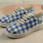 Giầy Camper Blue Gingham