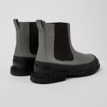 Giầy Camper Gray and Black leather Chelsea boots