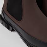 Giầy Camper Brown and Black leather Chelsea boots