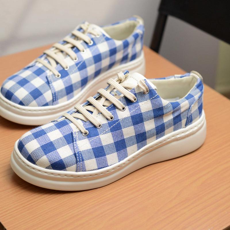 Giầy Camper Blue Gingham