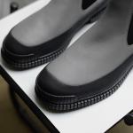 Giầy Camper Gray and Black leather Chelsea boots