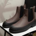 Giầy Camper Brown and Black leather Chelsea Boots