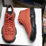 Giầy Camper Karst Red Leather Sneakers for Men