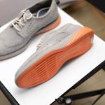 Giày Cole Haan GrandEvolution Wingtip màu "Ironstone Suede/Exotic Orange"