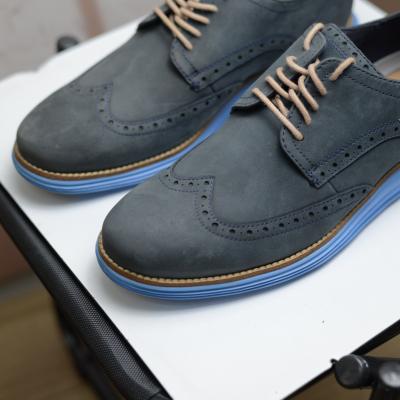 Giầy Cole Haan Zero ØriginalGrand Navy Pacific Wingtip Oxford