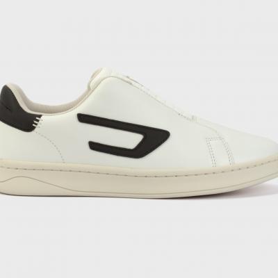 Giầy Diesel Contrasting D Patch Leather S-Athene So Slip On Sneakers