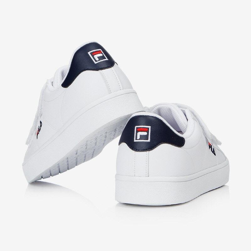 Giầy Fila Unisex Court Deluxe Velcro White/Navy