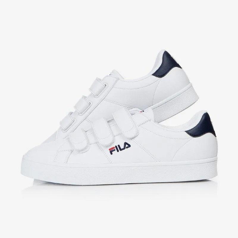 Giầy Fila Unisex Court Deluxe Velcro White/Navy