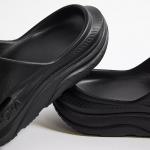 Dép Chạy Bộ HOKA Black Ora Recovery Slide 3