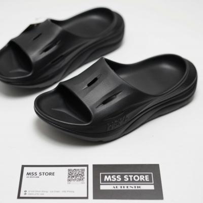 Dép Chạy Bộ HOKA Black Ora Recovery Slide 3