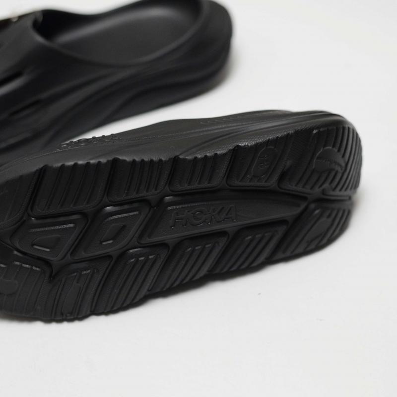 Dép Chạy Bộ HOKA Black Ora Recovery Slide 3
