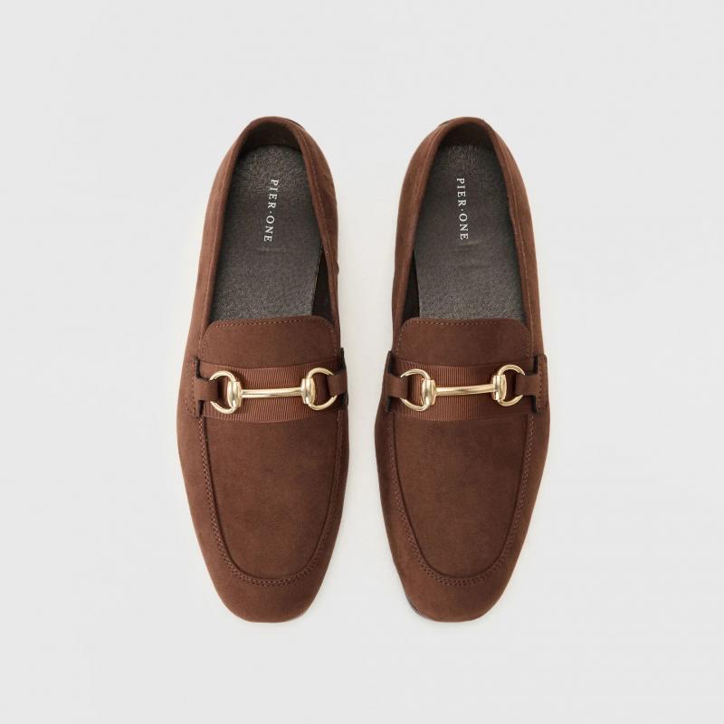 Giầy Pier One Loadfers - Brown