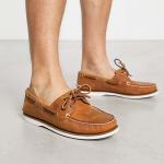 Giầy Timberland classic 2 eye boat shoes in brown