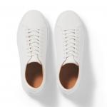 Giầy Mango Leather - Monocoloured leather sneakers