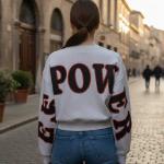 Áo nỉ Croptop 'EMPOWER WITH LOVE’