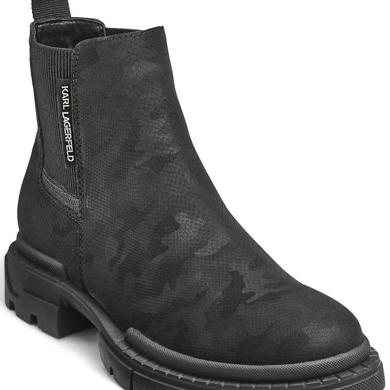 Giầy Karl Lagerfeld Paris Men's Camo Chelsea Boots