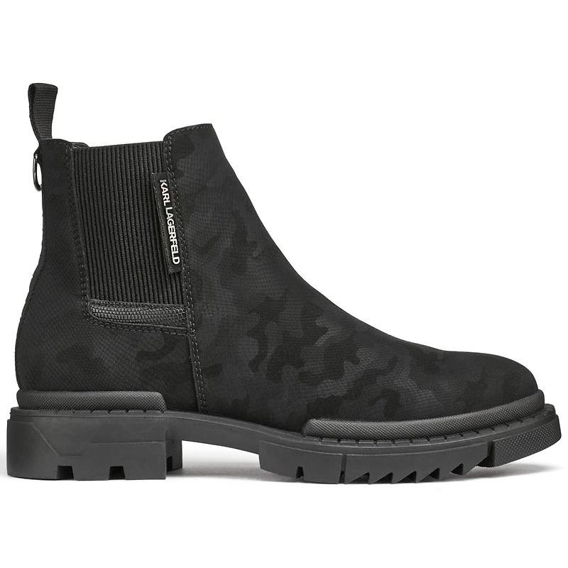 Giầy Karl Lagerfeld Paris Men's Camo Chelsea Boots