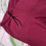 Quần Nỉ Ống Suông Màu Đỏ Đô BFL Korea