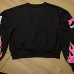 Áo Nỉ Motorsport Pink Flame Graphic Sweatshirt – “Speed Chaser” Edition