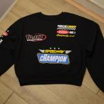 Áo Nỉ Trendy Moto Graphic Fleece Pullover Sweatshirt