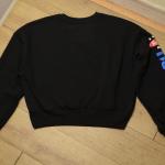 Áo Nỉ Trendy Moto Graphic Fleece Pullover Sweatshirt