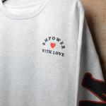 Áo nỉ Croptop 'EMPOWER WITH LOVE’