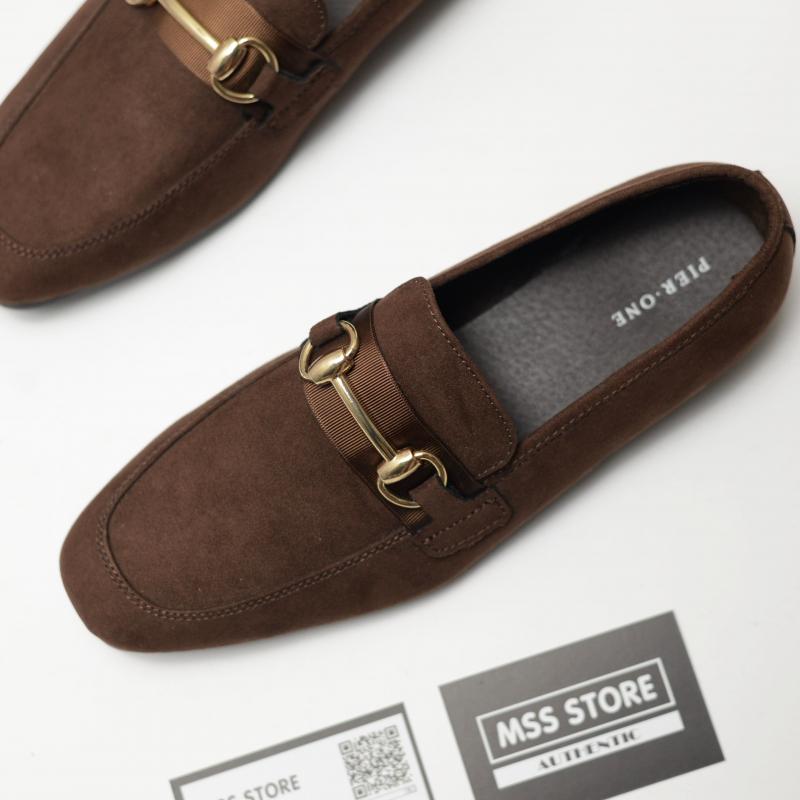 Giầy Pier One Loadfers - Brown