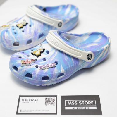 Dép Crocs Loang Xanh