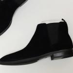 Giầy Chelsea Boot Aldo Gweracien Genuine Black Suede