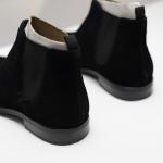 Giầy Chelsea Boot Aldo Gweracien Genuine Black Suede