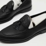 Giày Aldo Black Loadfers