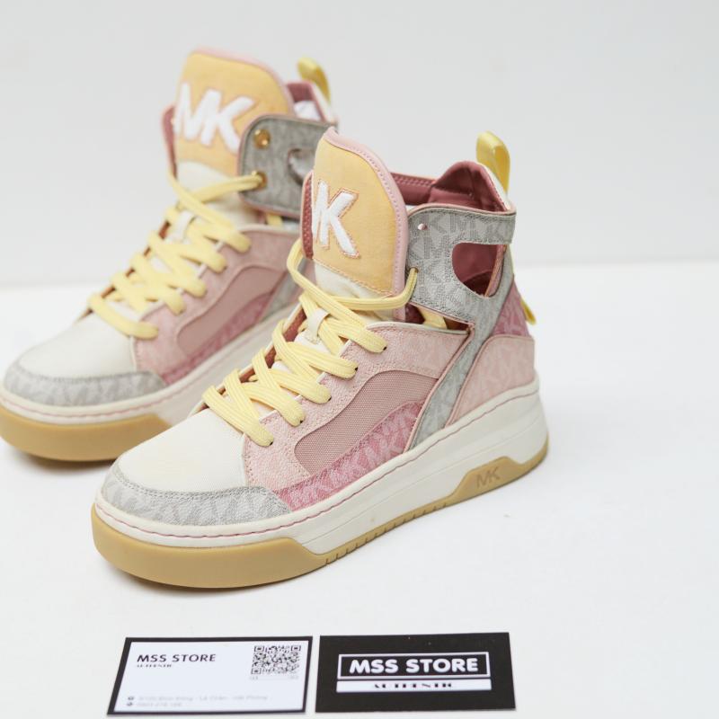 Giầy Michel Kors Matson High Top Multi Tech Canvas Sneakers